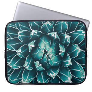 agave cactus, abstract nature background, top vi laptop sleeve