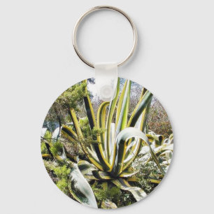 Agave Cactuses Key Ring