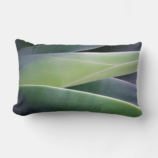 Agave Leaves Lumbar Cushion (Front)