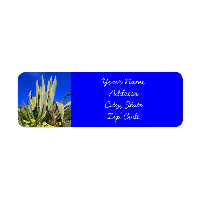 Agave Plant Address labels (Front)