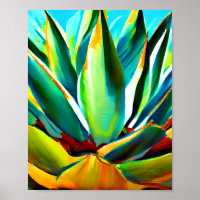 Agave plant Art