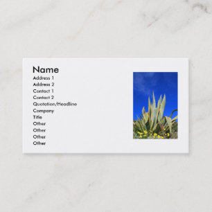Agave Plant Business Card