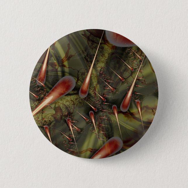 Agave Seam 6 Cm Round Badge (Front)
