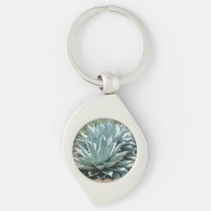 Agave Succulent Plant Cactus Green sage Key Ring