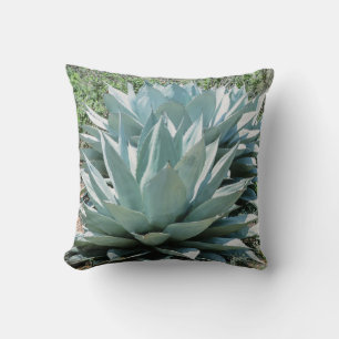Agave Succulent Plant Cactus Green sage  Throw Pil Cushion