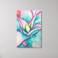 Agave succulent watercolor art 