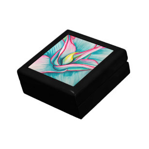 Agave watercolor succulent fine art gift box