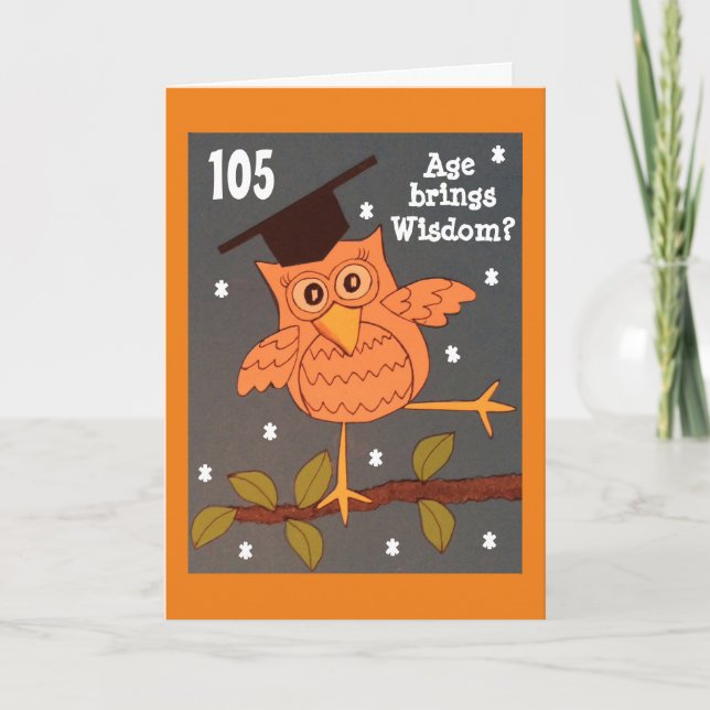 Age brings Wisdom card (Front)