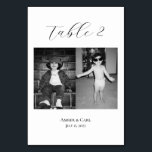 Age Childhood Photos Wedding Table Card Numbers<br><div class="desc">Add a personal touch to your wedding tables! Add a photo of yourself and your partner of the age that you were that corresponds to the table number (e.g. table one has pictures of yourself and your partner at age one)</div>