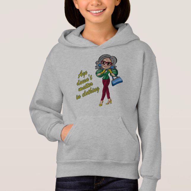 Age doesn't matter in clothing (Front)