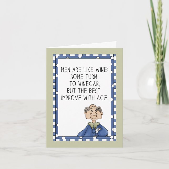 Age Improved Birthday Card (Front)