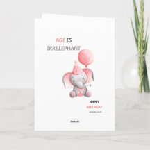 age is irrelephant