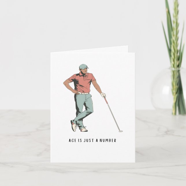 Age is Just a Number Card (Front)