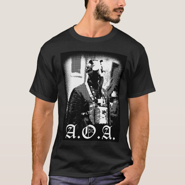Age of Aggression Gas Mask T-Shirt (Front)