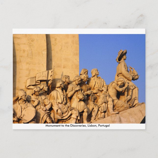 Age of Discoveries Monument, Lisbon, Portugal Postcard (Front)