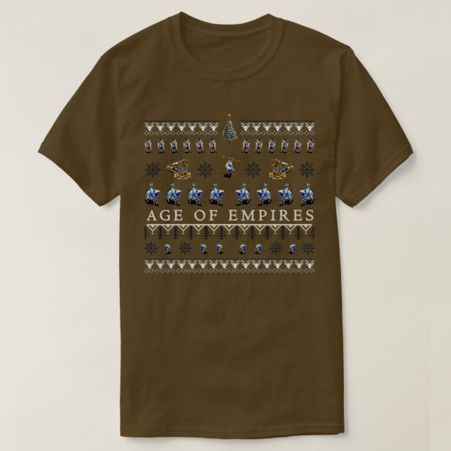 Age of Empires ugly Christmas T-Shirt (Design Front)