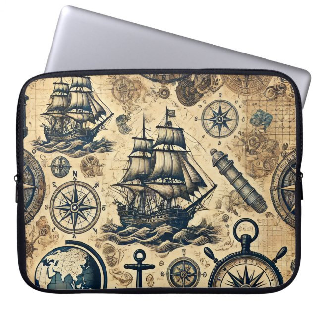 Age of Exploration Laptop Sleeve: Companion of Dis Sleeve (Front)