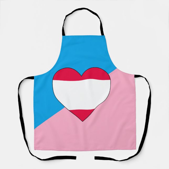 Age Play Pride Flag Apron (Front)