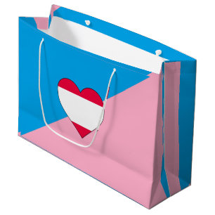Age Play Pride Flag Large Gift Bag