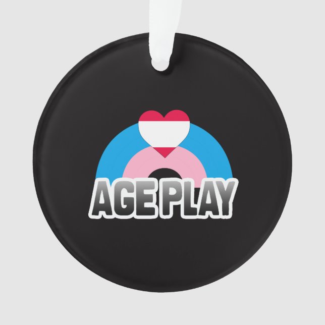 Age Play Pride Ornament (Front)