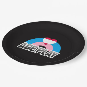 Age Play Pride Paper Plate