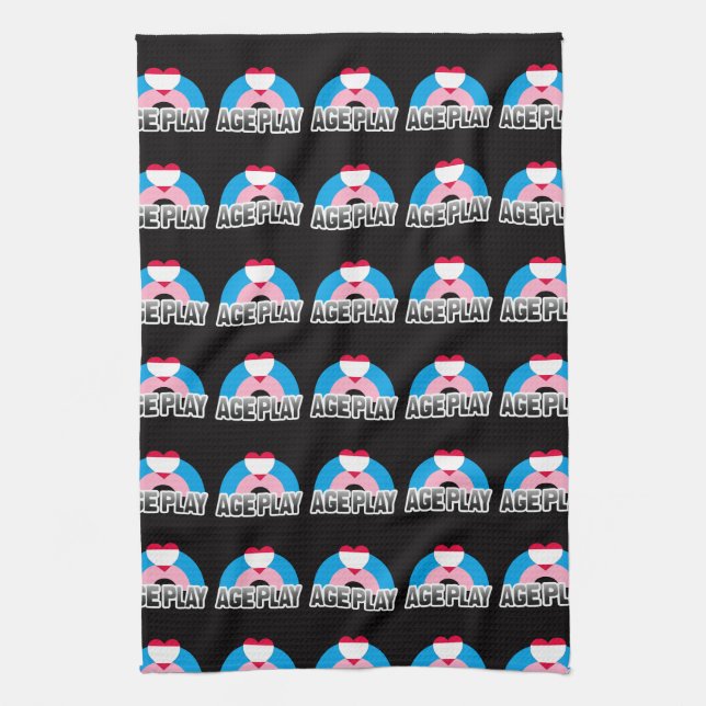 Age Play Pride Tea Towel (Vertical)
