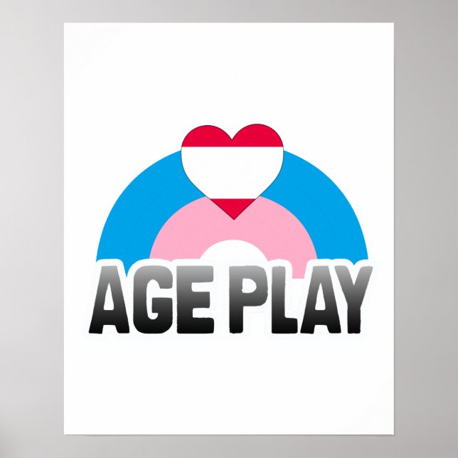 AGE PLAY RAINBOW POSTER (Front)
