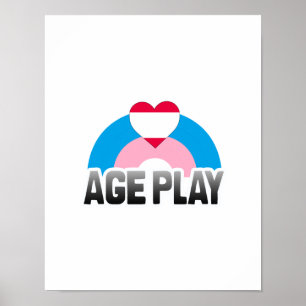 AGE PLAY RAINBOW POSTER
