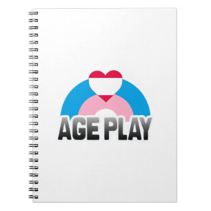 AGE PLAY RAINBOW SPIRAL NOTEBOOK