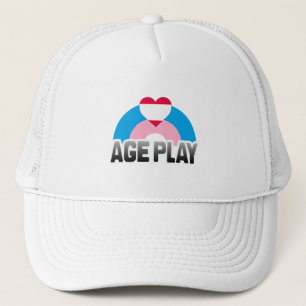 AGE PLAY RAINBOW TRUCKER HAT
