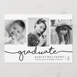 Age Progression, Modern Graduation Announcements