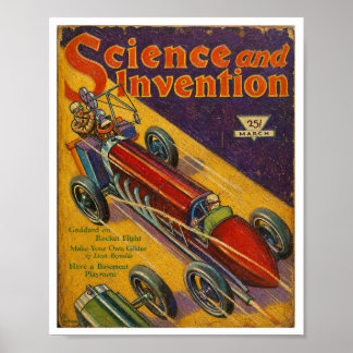 AGED 1930S MAGAZINE COVER  POSTER