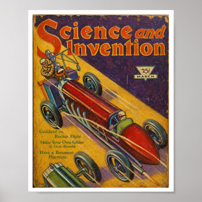 AGED 1930S MAGAZINE COVER  POSTER (Front)