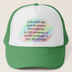 Aged 60 & over trucker hat