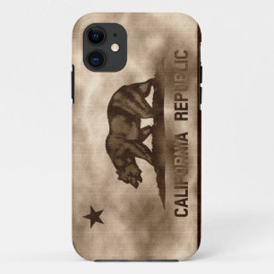 Aged California Flag Case-Mate iPhone Case