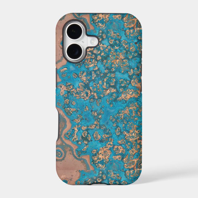 Aged Copper Patina iPhone 7 Plus case (Back)