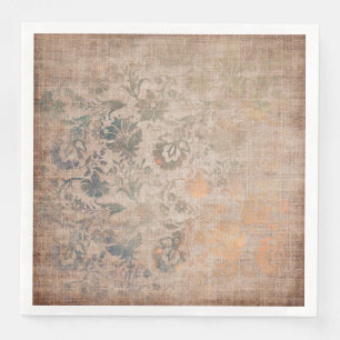 Aged Damask Texture Napkin