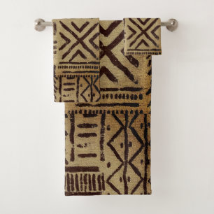 “Aged Earth Canvas”:  Bath Towel Set