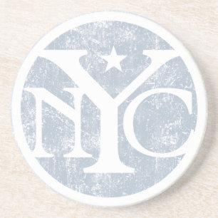Aged Faded NYC Coaster