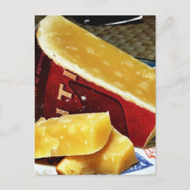 Aged Gouda Cheese Postcard (Front)