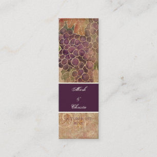 Aged Grape Vineyard Wedding Invitation
