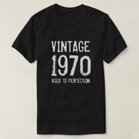 Aged to perfection 1970 men's 50th Birthday shirt