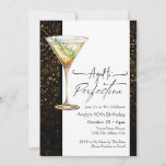 Aged to Perfection 40th Birthday Invitation<br><div class="desc">Birthday Cocktail/ martini graphic Invitations. Easy to personalise. All text is adjustable and easy to change for your own party needs. Simple Watercolor fruity drink  graphics. Invitations for him or her.  Any age,  just change the text. Aged to perfection theme</div>