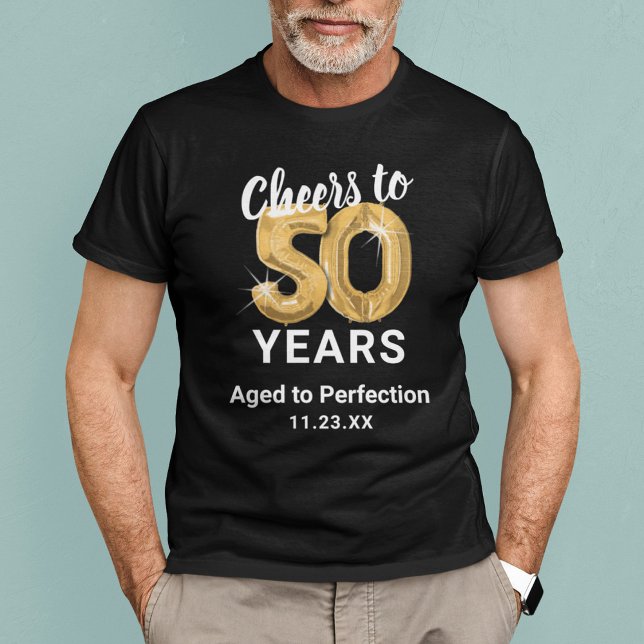 Aged to Perfection 50th Birthday T-Shirt (Creator Uploaded)
