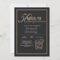 Aged to Perfection 50th Birthday Whiskey Party
