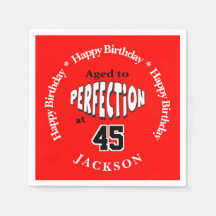 Aged to Perfection at 00th Napkin