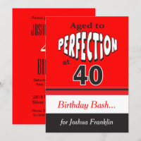 Aged to Perfection at 40