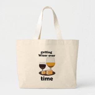 Aged To Perfection Getting Wiser Over Time  Large Tote Bag