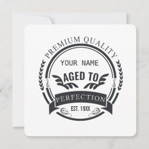Aged to Perfection  Holiday Card