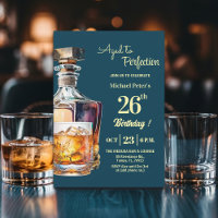 Aged to Perfection Men 26th Whiskey Birthday 